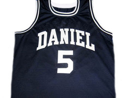 Pete Maravich Daniel High School Men Custom Basketball Jersey Navy Blue Any Size - £27.72 GBP+