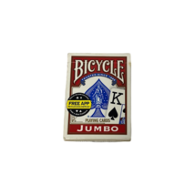 Vintage Deck of Bicycle Playing Cards Red Jumbo - $19.99