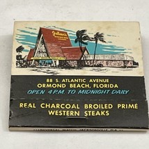 Vintage Matchbook Cover  Julian’s Restaurant Ormond Beach, FL  gmg  unstruck - $12.38