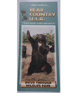 Vintage Bear Country U.S.A. Drive Through Wildlife Park Brochure - $4.10 CAD