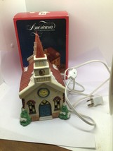 Vintage Americana Porcelain &quot;St. Mary&#39;s Church&quot; Christmas Village Building - $22.52