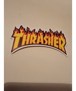 Sticker Decal Vinyl Laptop Binder Cup Car 3&quot; Thrasher Flames Logo - $5.87
