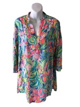 Lilly Pulitzer Esme Cover Up Dress in Bennet Blue Surf Gypsea, Small - $74.58