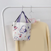 Women Canvas  Bag   Print Shopping Bags Cotton Cloth Fabric Grocery Handbags Tot - £45.45 GBP