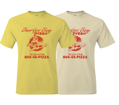 Surfer Boy Pizza Logo T-Shirt - $20.99