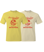 Surfer Boy Pizza Logo T-Shirt - £16.58 GBP