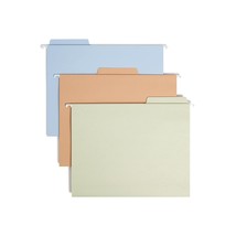 Smead FasTab Hanging File Folder, 1/3-Cut Built-in Tab, Letter Size, Ass... - $41.99