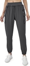 Meloo Women'S Hiking Cargo Joggers - Lightweight Quick Dry Athletic Track Pants - $31.95