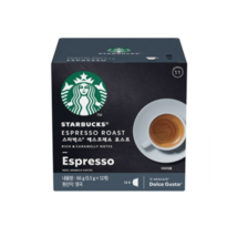 Starbucks Espresso Roast Capsule Coffee 5.5g * 12ea Dolce Gusto Compatible - $28.97