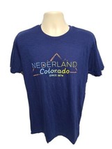 Nederland Colorado since 1874 Adult Medium Blue TShirt - £15.29 GBP