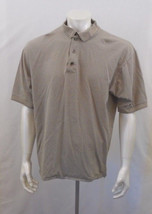 Ash City XX Large Light Brown Patterned Short Sleeve Pullover Golf Shirt - $7.92