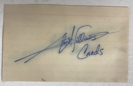 Stan Williams (d. 2021) Signed Autographed 3x5 Index Card - Baseball - £11.79 GBP
