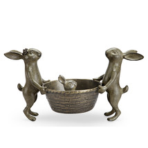 SPI Aluminum Rabbit Family Planter Holder - £139.27 GBP