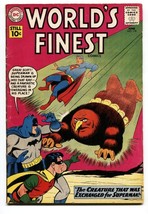 Worlds Finest #118 1961-SUPERMAN-BATMAN-GREEN Arrow Vg - $58.20