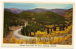 Chicago Creek Rd. Mt. evans Highway Colorado Postcard Unused - $5.76
