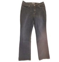 CHICO&#39;S Platinum Womens Denim Jeans 1.5 (10)  Dark Wash Rise 10&quot; Straight 31x29 - £12.72 GBP