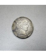 1901-O Silver Barber Dime Coin AH526 - £249.66 GBP