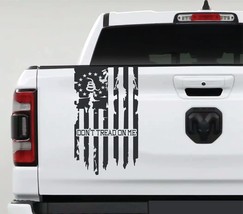 AnyStickerYouWant Dont Tread On Me Gadsden Flag Distressed American USA ... - €12,94 EUR