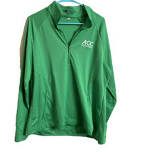 Gear For Sport Women&#39;s Green 1/4 Zip Athletic Jacket ACC Basketball Logo Sz XL - £10.59 GBP
