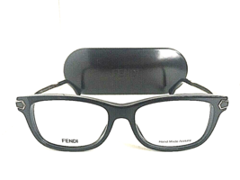New FENDI FF 0037 7US Black Rx 52mm Women&#39;s Eyeglasses Frames Italy  - £135.46 GBP