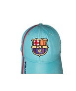 FCB Barcelona Snapback Hat Cap Adjustable Soccer Futbol Club OSFM Aqua O... - $307.46 MXN