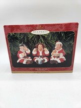 1999 Hallmark Keepsake Ornament ~ Larry, Moe and Curly The Three Stooges Santas - £15.21 GBP