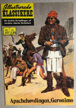 Classics Illustrated #217 Geronimo, Apache Chief (No Hrn) Denmark Edition Fine - $39.59