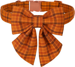 Maca Bates Dog Collar with Bow Tie- Adjustable Bows for Puppy Dogs XXS - $8.51