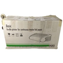 Index Braille Printer Basic-S Single Sided Embosser Heavyweight Paper De... - £1,105.16 GBP