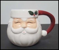 NEW RARE Ceramic Figural Santa Claus Mug 22 OZ - $18.99