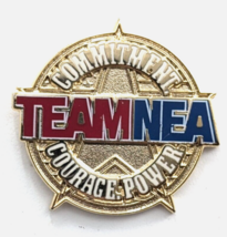 VTG Team NEA National Education Association Member Pin Commitment Courag... - $186.21 MXN