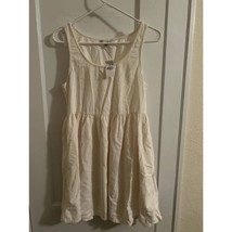 Beige Corduroy Retro 90s Grunge Pockets Dress / American Eagle Outfitters / New - £19.54 GBP