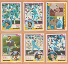  1983 Topps Seattle Mariners Team Lot 28 Gaylord Perry Bruce Bochte Julio Cruz  - £3.12 GBP