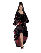 Tabi&#39;s Characters Women&#39;s Black Spanish Flamenco Dancer Costume Dress Large - £233.68 GBP+