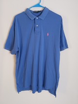 POLO RALPH LAUREN Classic Fit Polo Shirt Adult L Blue Men&#39;s Casual Soft ... - $277.88 MXN