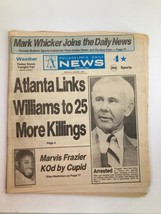 Philadelphia Daily News Tabloid March 1 1982 Marvis Frazier &amp; Jonny Carson - £18.55 GBP