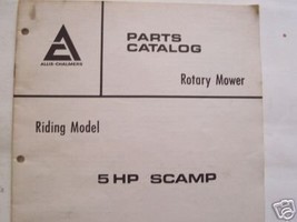 1972 Allis Chalmers 5HP Scamp Riding Mower Parts Manual - $10.00