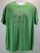 G) Men Guiness St James Gate Dublin Ireland Green Graphic T-Shirt 2XL - $14.84