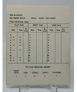 Strat-O-Matic 1971 Football Baltimore Colts 3 Player Cards Vintage - $13.49 CAD