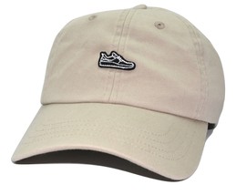 DC Shoes Uncle Joe Sneaker Adjustable Light Tan Khaki Baseball Cotton Dad Hat - £15.17 GBP