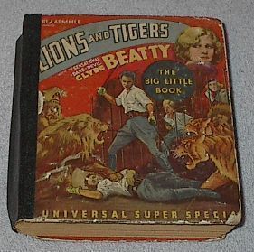Children's Big Little Book, Lions and Tigers with Clyde Beat - $7.00