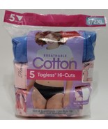 Hanes Women&#39;s Breathable Cotton Hi-Cut Underwear, 5-Pack - $23.60 CAD