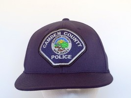 Camden County New Jersey Police Blue Ball Cap Hat Fitted 7 1/4 - 7 3/8 - $12.99