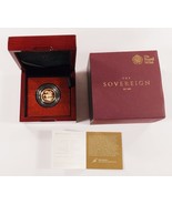 2018 Royal Mint Half Sovereign Gold Proof w/ Original Box and CoA - £353.04 GBP