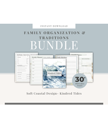 Kindred Tides Family Planner 2026 | Rhythms & Traditions PDF or Canva template