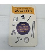 Vintage 3&quot; X 5&quot; Notepad Lined Pages Montgomery Ward For Your Painting Needs - $225.18 MXN