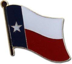 Wholesale Pack of 12 State of Texas Flag Bike Hat Cap lapel Pin - £26.28 GBP