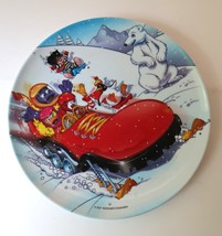 McDonald’s Holiday Winter Collectors Plate By Sun Coast 2001 Grimace Ronald - €11,28 EUR