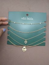  Wild Fable Gold Tone Necklaces  - $10.88