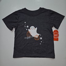 NWT Fa-Boo-Lous Ghost Gray Halloween Shirt Toddler 3T Wonder Nation Pumpkin Star - £7.86 GBP